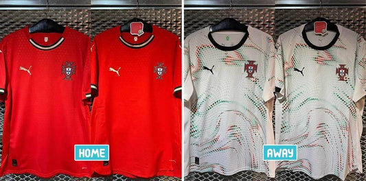 Closer look! PUMA Portugal 2025 home and away player version jerseys. - AIDK Sport