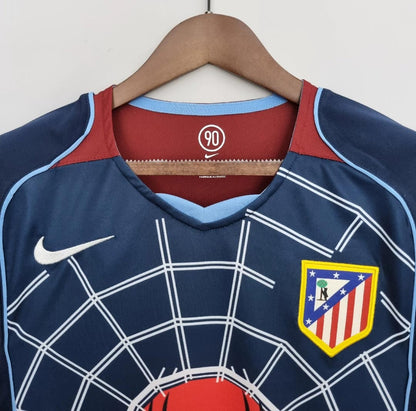 Atletico Madrid X Spiderman 2004-2005 Away Football Jersey 1:1 Copy (S~2XL)