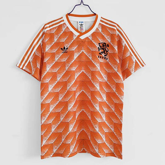 1988 UEFA EURO Netherlands Home Retro Football Jersey 1:1 Copy (S~2XL)