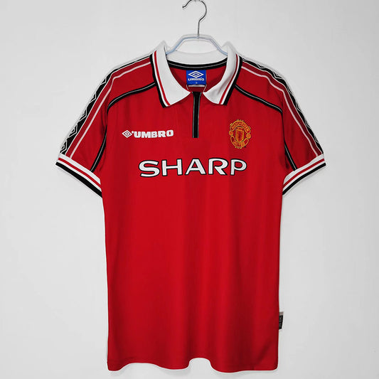 1998-99 Manchester United Home Football Jersey 1:1 Copy (S~2XL) AIDK Sport