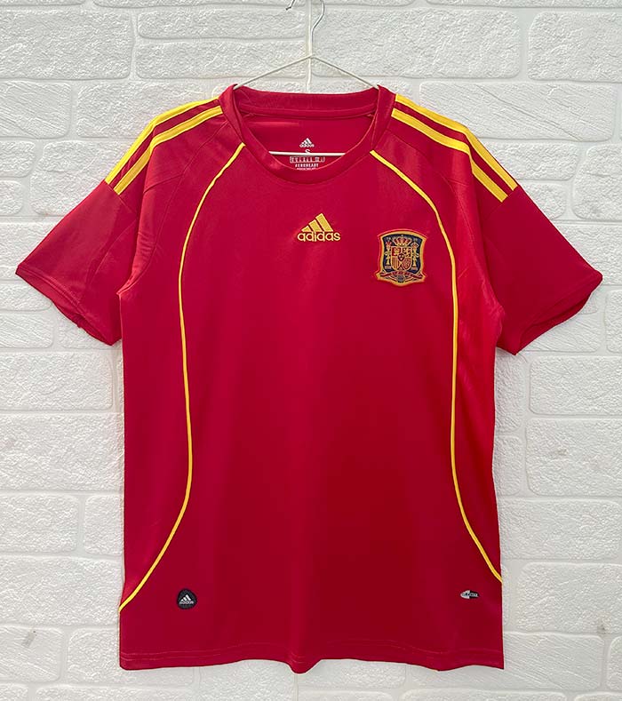 2008 Spain Home Retro Football Jersey 1:1 Copy (S~2XL)