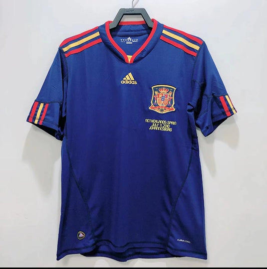 2010 World Cup Spain Away Retro Football Jersey 1:1 Copy (S~2XL)