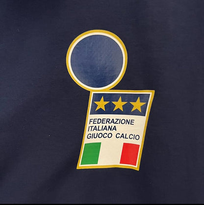 2024-2025 Italy Jersey Track Jacket (Navy Blue)