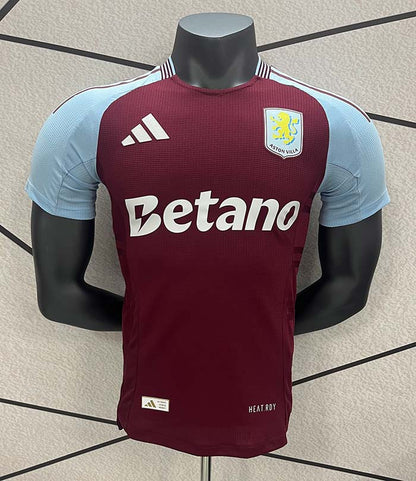 Aston Villa 2024/25 Home Football Kit 1:1 Copy (Player Version)