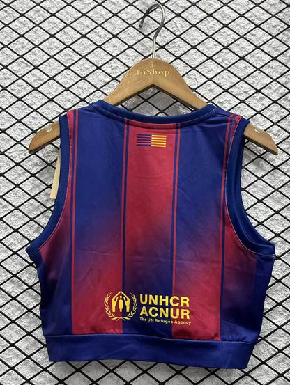 2025/26 FC Barcelona Home Womens Football Vest (S~XL) - AIDK Sport
