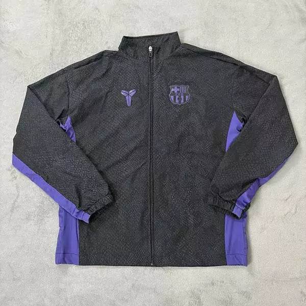 2025 Barcelona & Mamba Jersey Track Jacket Black - AIDK Sport