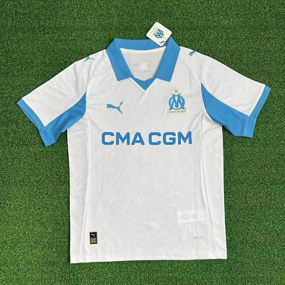 Olympique Marseille 2025/26 Home Football Jersey 1:1 Copy (S~4XL) - AIDK Sport