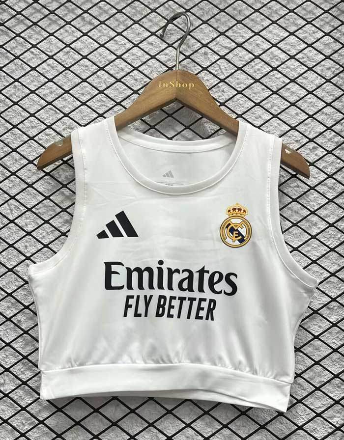 2025/26 Real Madrid Home Womens Football Vest (S~XL) - AIDK Sport