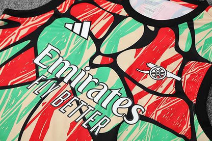 2025-26 Arsenal Training Tracksuit Red Green (Vest) - AIDK Sport