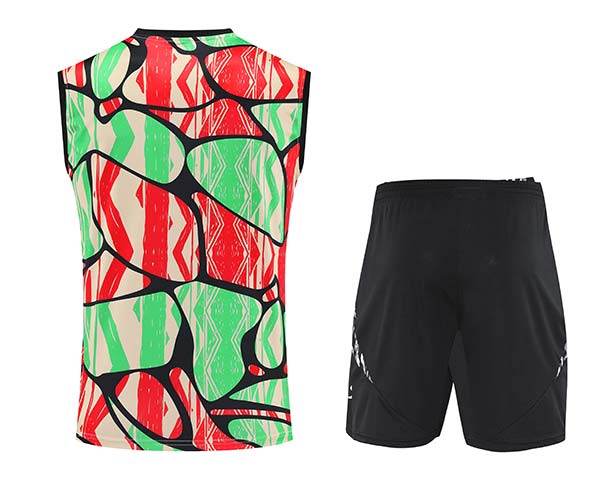 2025-26 Arsenal Training Tracksuit Red Green (Vest) - AIDK Sport