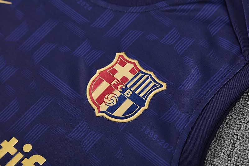 2025-26 FC Barcelona Training Tracksuit Navy-1 (Vest) - AIDK Sport
