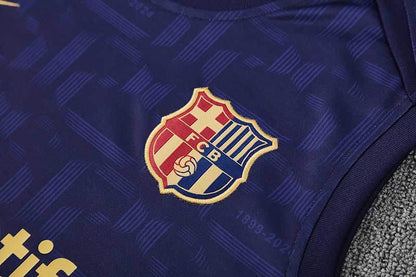 2025-26 FC Barcelona Training Tracksuit Navy-1 (Vest) - AIDK Sport