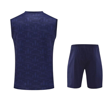 2025-26 FC Barcelona Training Tracksuit Navy-1 (Vest) - AIDK Sport