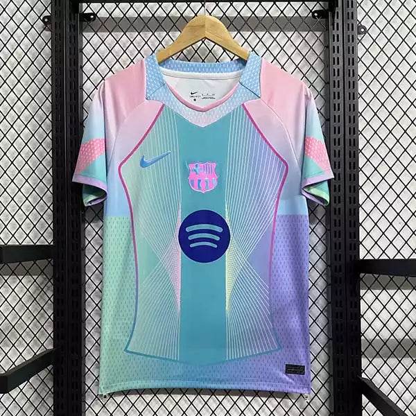 FC Barcelona 2025/26 Special Football Kit Peacock Blue 1:1 Copy (S~4XL) - AIDK Sport