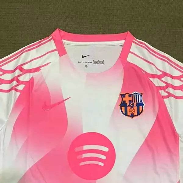 FC Barcelona 2025/26 Special Football Kit Petal Pink Fan Version (S~2XL) - AIDK Sport