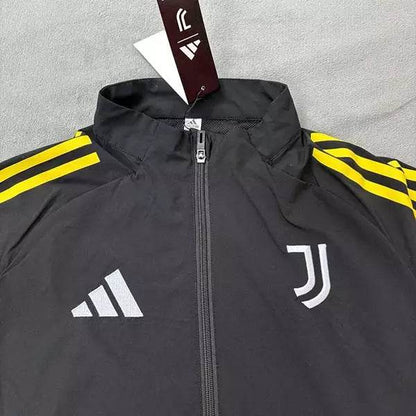 2025 Juventus Jersey Track Jacket Black - AIDK Sport