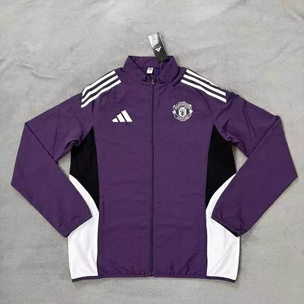 2025 Manchester United Jersey Track Jacket Purple - AIDK Sport
