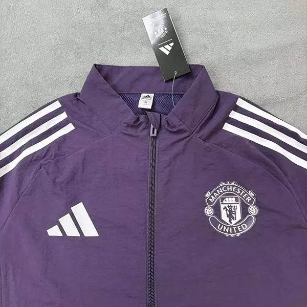 2025 Manchester United Jersey Track Jacket Purple - AIDK Sport