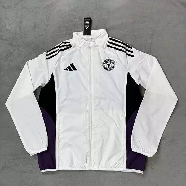 2025 Manchester United Jersey Track Jacket White - AIDK Sport
