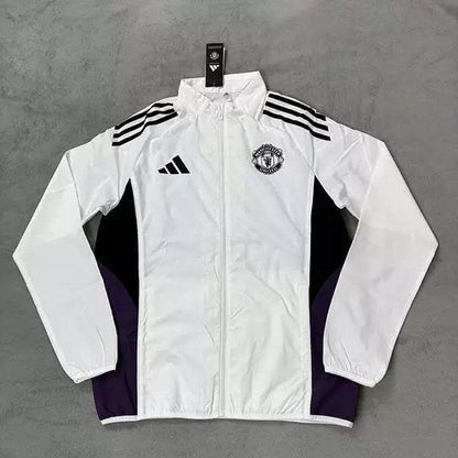2025 Manchester United Jersey Track Jacket White - AIDK Sport