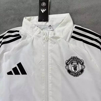 2025 Manchester United Jersey Track Jacket White - AIDK Sport
