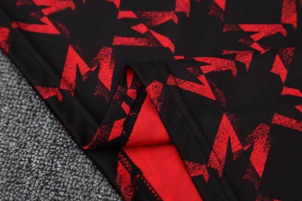 2025-26 Manchester United Training Tracksuit Red Black (Vest) - AIDK Sport