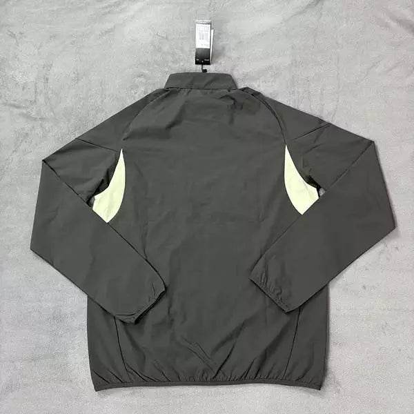 2025 Real Madrid Jersey Track Jacket Blackish_Green - AIDK Sport