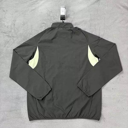 2025 Real Madrid Jersey Track Jacket Blackish_Green - AIDK Sport