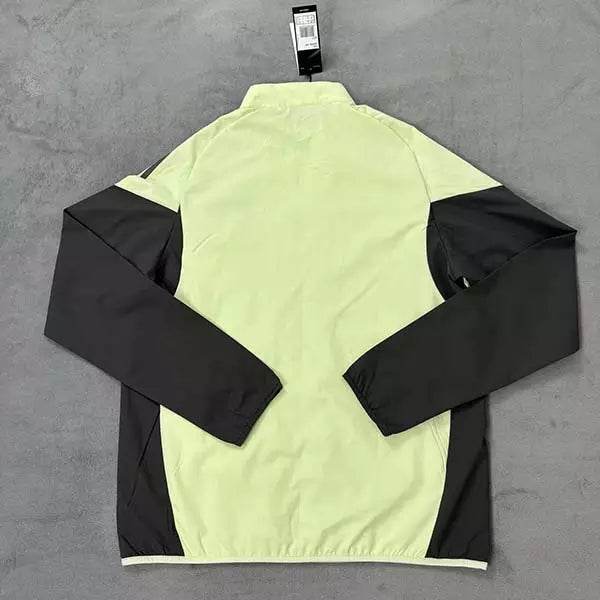 2025 Real Madrid Jersey Track Jacket Pale_Yellow - AIDK Sport