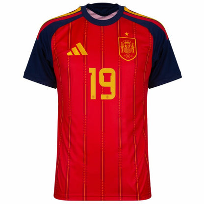 adidas Spain Home Lamine Yamal 19 Shirt 2026-2027 (Fan Version)