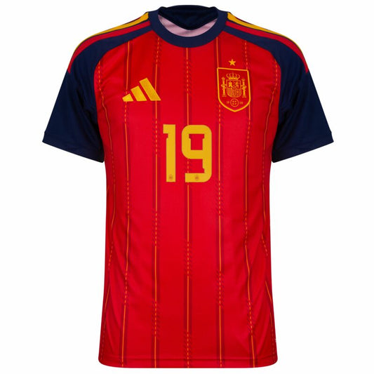 adidas Spain Home Lamine Yamal 19 Shirt 2026-2027 (Fan Version)