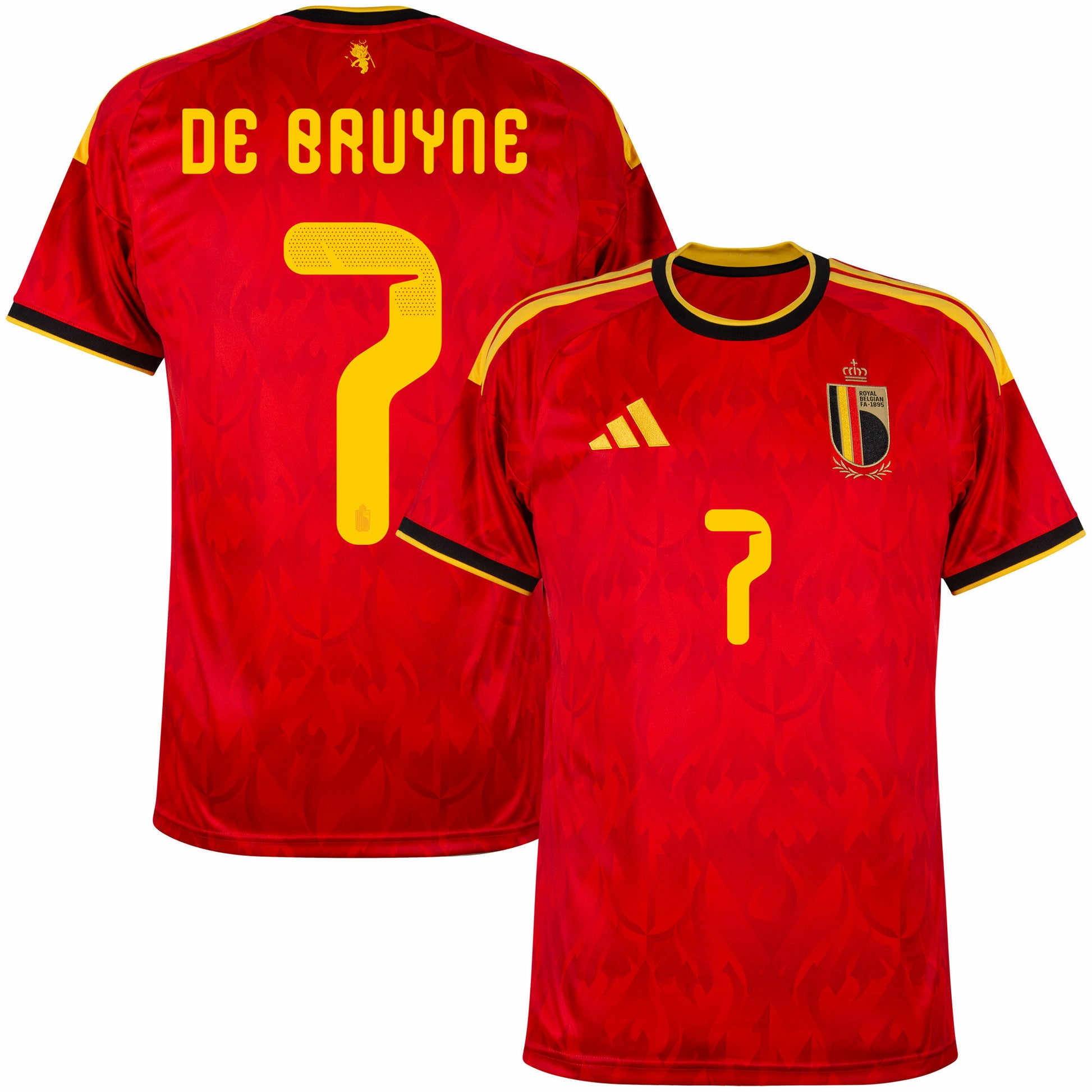 adidas Belgium Home De Bruyne 7 Shirt 2026-2027 (Fan Version) - AIDK Sport