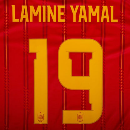 adidas Spain Home Lamine Yamal 19 Shirt 2026-2027 (Fan Version)