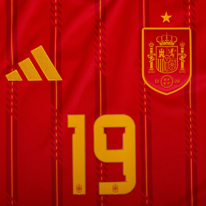 adidas Spain Home Lamine Yamal 19 Shirt 2026-2027 (Fan Version)