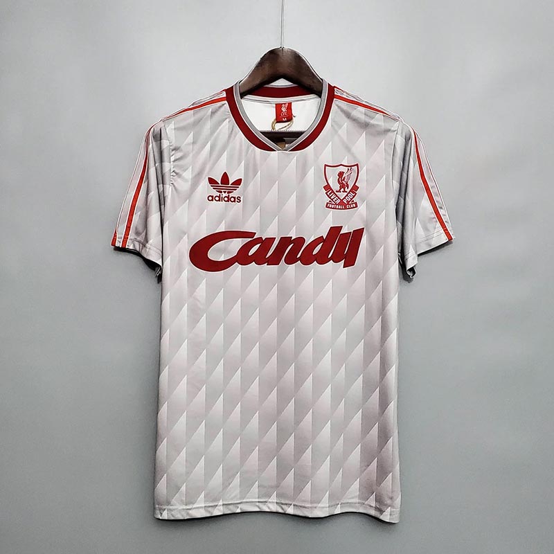 Retro Liverpool FC 1989/91 Away Football Jersey 1:1 Copy (S~2XL)