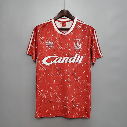 Retro Liverpool FC 1989/91 Home Football Jersey 1:1 Copy (S~2XL)