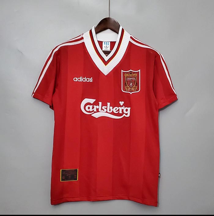 Retro Liverpool FC 1995/96 Home Football Jersey 1:1 Copy (S~2XL)