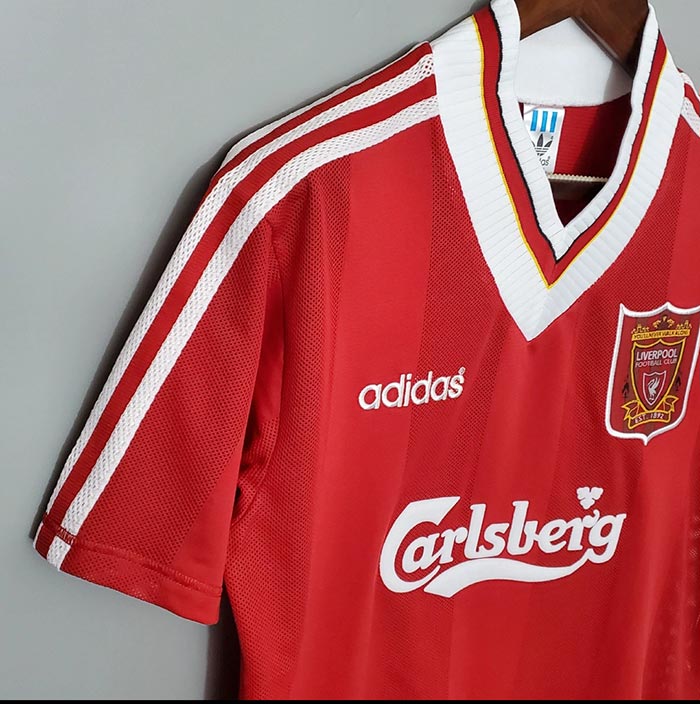 Retro Liverpool FC 1995/96 Home Football Jersey 1:1 Copy (S~2XL)