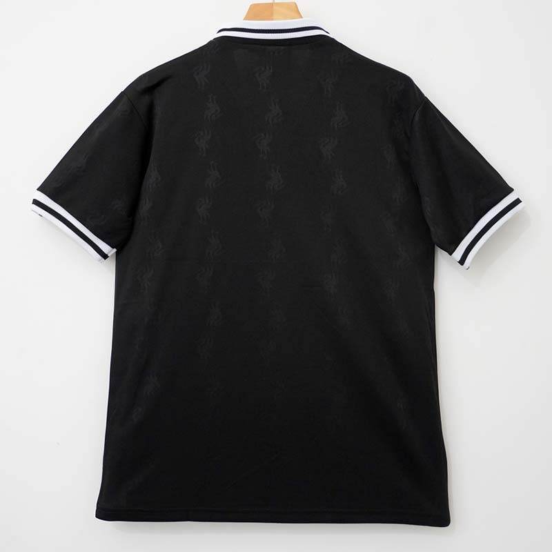 Retro Liverpool FC 1996/97 Away Black Football Jersey 1:1 Copy (S~2XL) - AIDK Sport