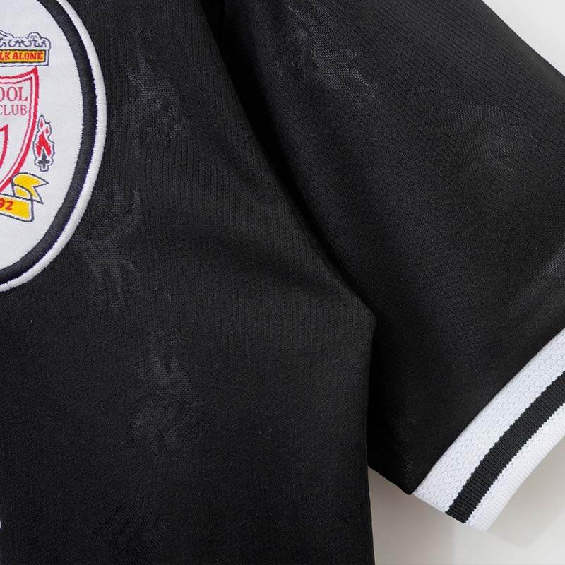 Retro Liverpool FC 1996/97 Away Black Football Jersey 1:1 Copy (S~2XL) - AIDK Sport