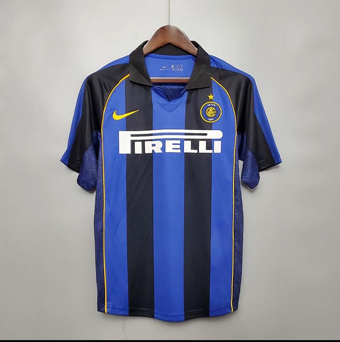 2001-02 Inter Milan Home Football Jersey 1:1 Copy (S~2XL)