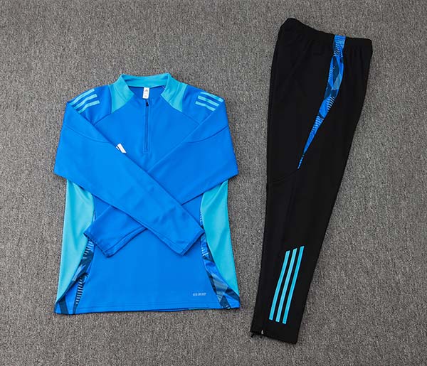 Men's Long Sleeve Fitness Running Half-Pull Training Suit Set AD2406 (Kids & Adults)