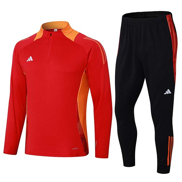 Men's Long Sleeve Fitness Running Half-Pull Training Suit Set AD2406 (Kids & Adults)