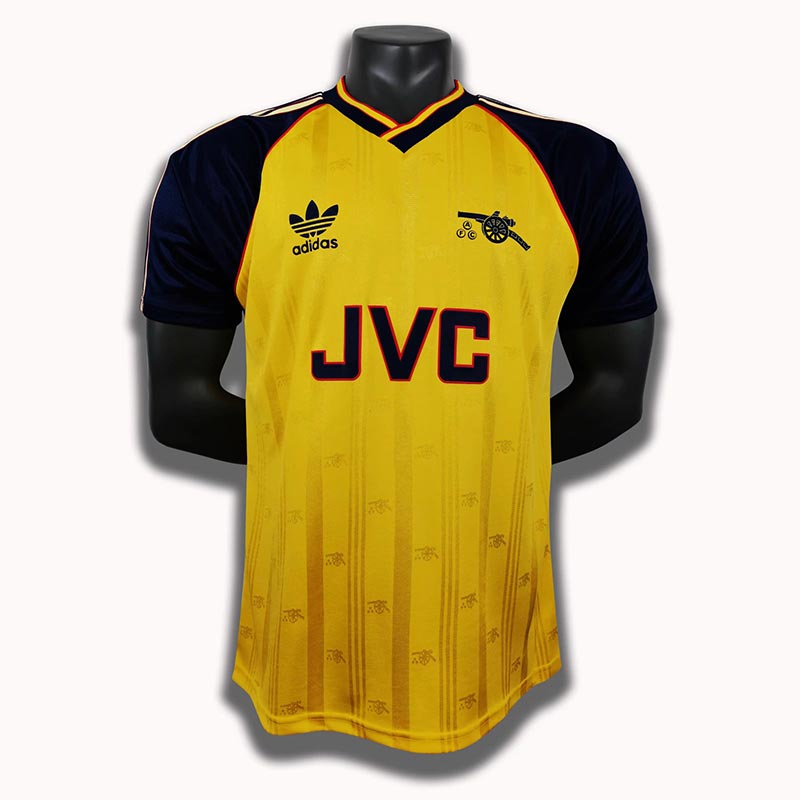 1988-90 Arsenal Away Football Jersey 1:1 Copy (S~2XL)