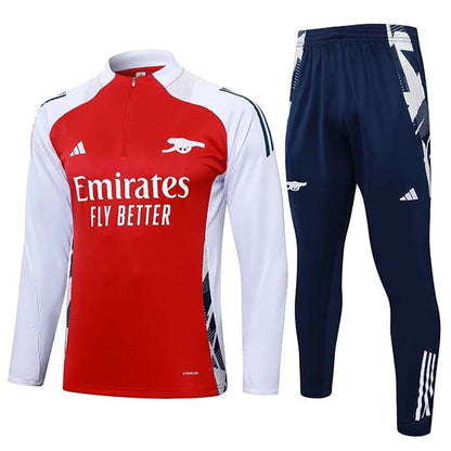 2024/2025 Arsenal Half-Pull Training Suit Red Set (S~2XL)