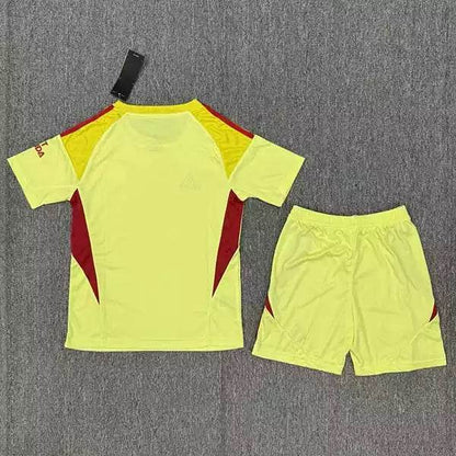 Arsenal 2025/26 Goalkeeper Football Full Kit Yellow 1:1 Copy (KIDS) - AIDK Sport