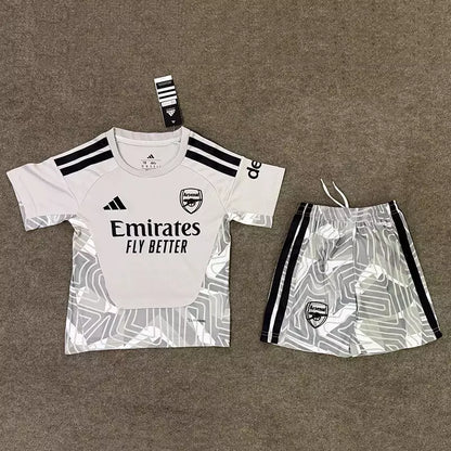 Arsenal 2026/27 Goalkeeper Football Full Kit Gray (KIDS)