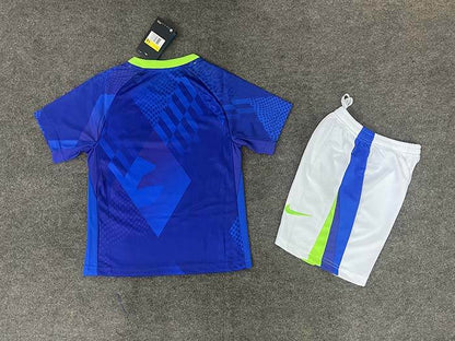 Brazil 2025 Away Football Full Kit 1:1 Copy (KIDS) - AIDK Sport