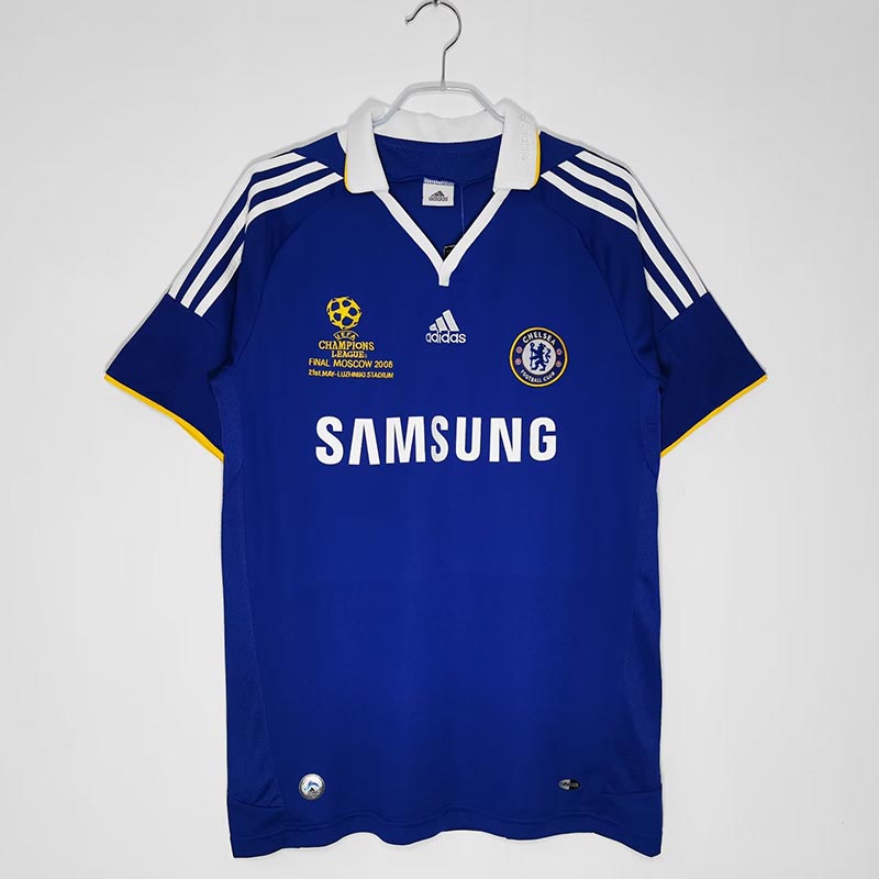 2007-08 Chelsea Home Football Kit-Champions League final (S~2XL)