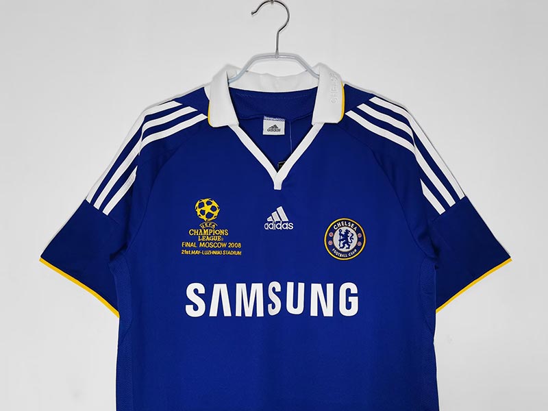 2007-08 Chelsea Home Football Kit-Champions League final (S~2XL)